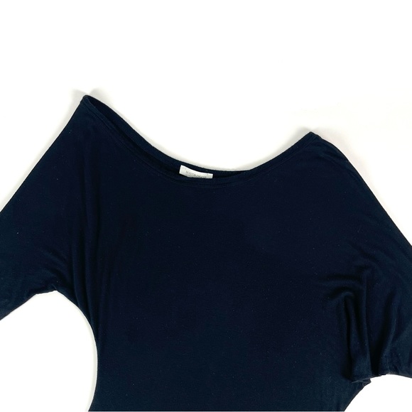 Boston Proper Black Slouchy Off The Shoulder Top - Picture 6 of 8